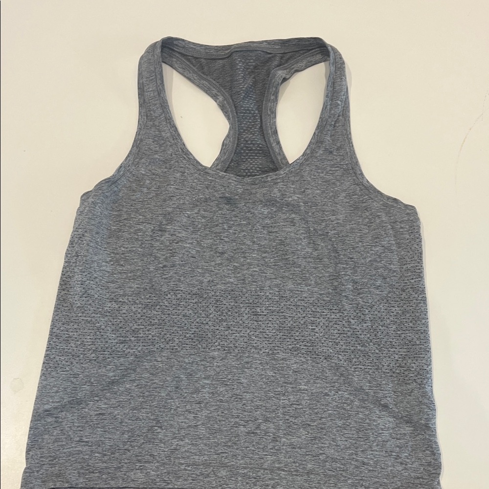 Barely worn lululemon swiftly Gray Women's Racerback Tank Top
